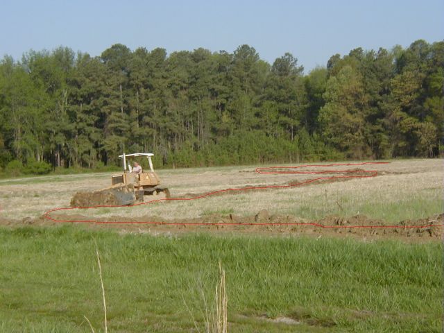 Fields during the earth work