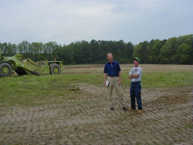 Fields during the earth work